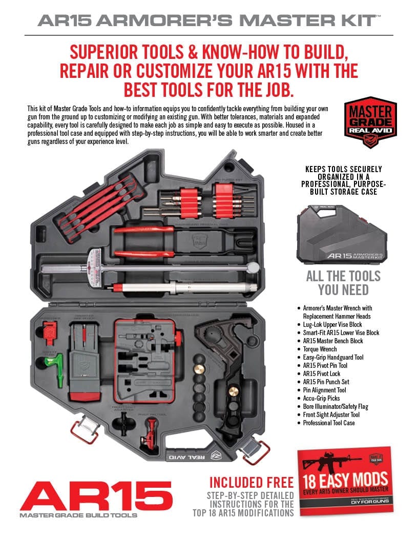 an advertisement for the ar 15 armor master kit